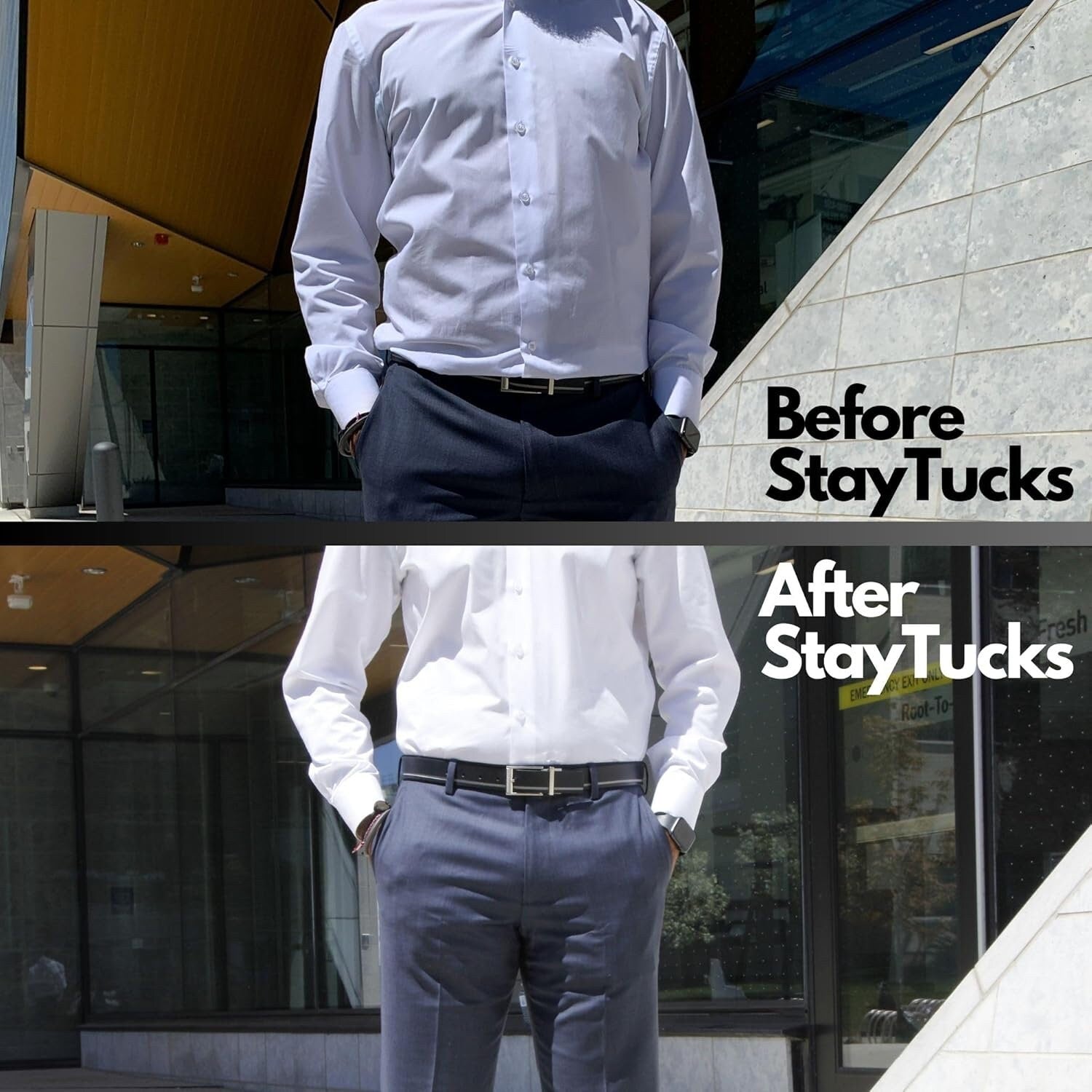 StayTucks Premium Shirt Stays